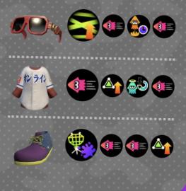 My gear, with last-ditch effort, object-shredder, 
            1 main and 5 subs of swim-speed up, 2 subs of special power up, 
            1 sub of quick superjump, and 1 sub of special saver.